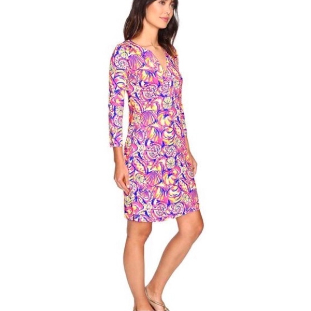 Lilly Pulitzer Riva Dress Multi Shell of A Time - Picture 12 of 12